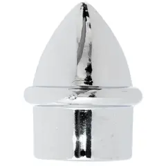 METALHSA - Tope para tubo de cortinas 16 mm 2 unidades cromado