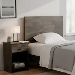 ROSEN - Respaldo 1.5 Plazas + Velador Tabor