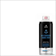 MONTANA COLORS - Pintura Anticorrosiva en Spray Brillante Blanca 400ml