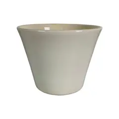 CERAMICA ESPEJO - Macetero Grosseto de Cerámica 21x16 cm Blanco