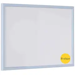 BI SILQUE - Pizarra Blanca Melamina 60x40 Mdf Azul Bi-silque
