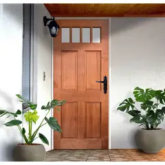 HOLZTEK - Puerta 4 Vidrios Sidora Castaño