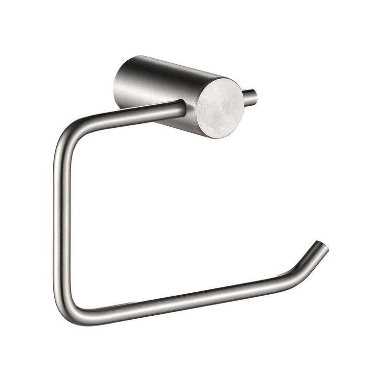 Portarrollo Home Inoxidable Níquel Sin Tapa Baño