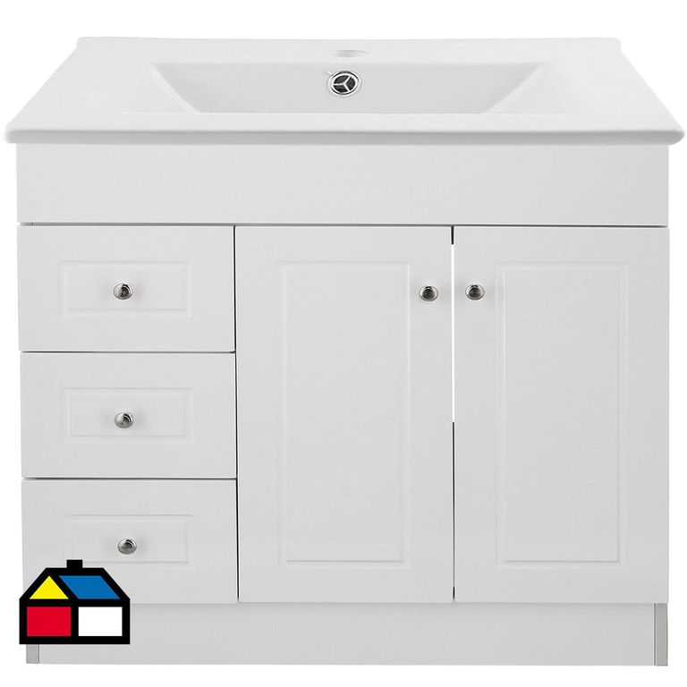 Kit mueble vanitorio B120PHI-B P 120x47x80cm