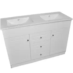 DOMSA - Kit mueble vanitorio doble BD-120-PH P 120cm