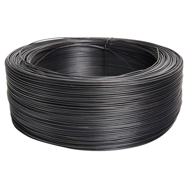 Alambre Acero Recocido #18/5 Kg 1.24 mm 131.5 m Negro
