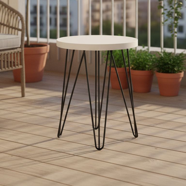 Piso Comedor Diario Blanco 47x36x36 cm