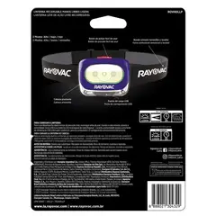RAYOVAC - Linterna Manos Libres Recargable 200 lumenes