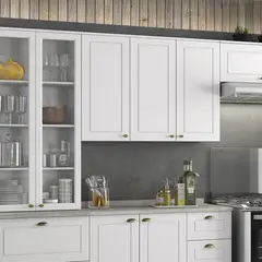 HOME MOBILI - Kit Cocina Paressine 8 Ptas 6C Blanco Calcare