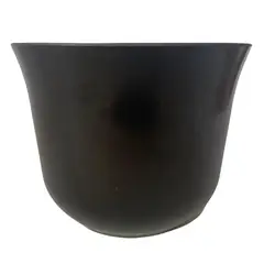 DECOGREEN - Macetero de Bambú 17x13 cm Negro