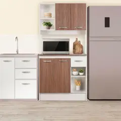 CIC - Mueble de cocina Sofía 4 puertas 1 cajon 90x180x36