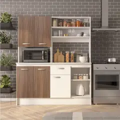 CIC - Mueble Cocina Modular 5 Puertas 1 Cajón Paula 150X180X45