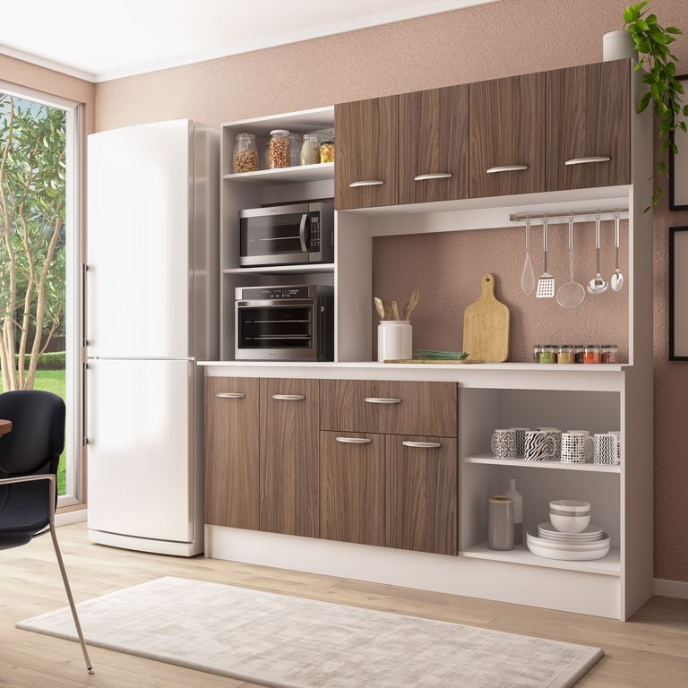 Mueble Cocina Modular 8 Puertas 1 Cajón 180X190 Cm Julieta