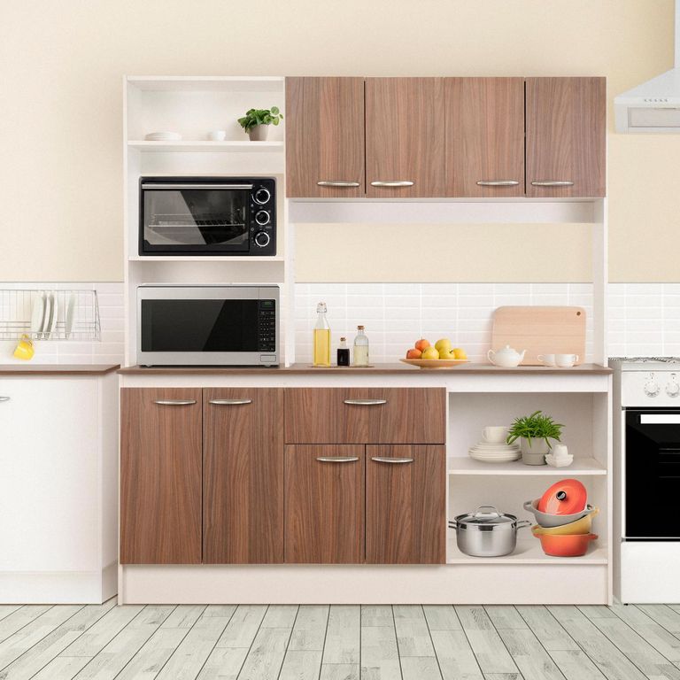 Mueble Cocina Modular 8 Puertas 1 Cajón 180X190 Cm Julieta