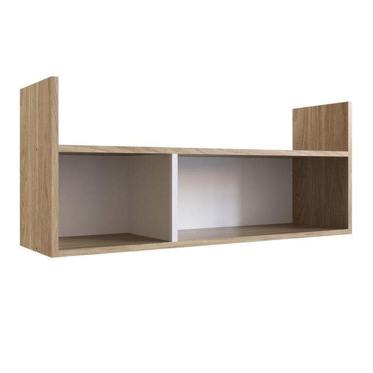 Repisa Honey MDP 3 Nivel(es) 90x38.5x24 cm Café/Blanco
