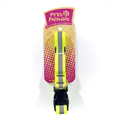 PETS AND FRIENDS - Collar reflectante talla L