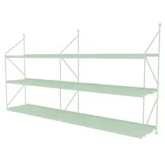 DUCASSE - Repisa Angolo Dúo Acero 6 Nivel(es) 120x64x20 cm Verde