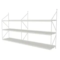 DUCASSE - Repisa Angolo Dúo Acero 6 Nivel(es) 120x64x20 cm Blanco