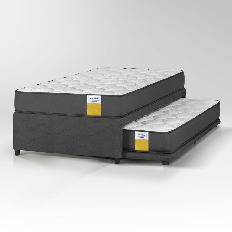 DRIMKIP Cama Nido 1 Plaza 90x190 cm