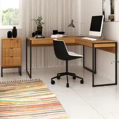 TECNOMOBILI - Escritorio almendra negro