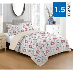 ILLUSIONS - Cubrecama Quilt Sherpa Goverla 1.5 Plazas