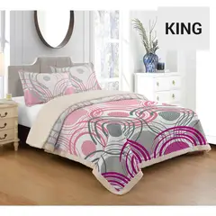 ILLUSIONS - Cubrecama Quilt Sherpa Rysy King