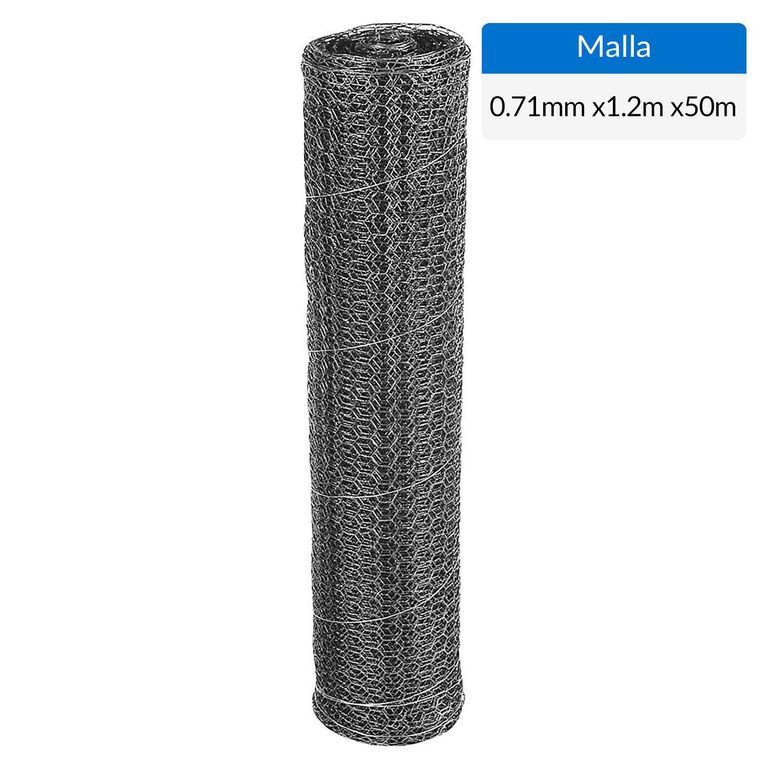 1.2x50 m Malla 3/4'' hexagonal galvanizada