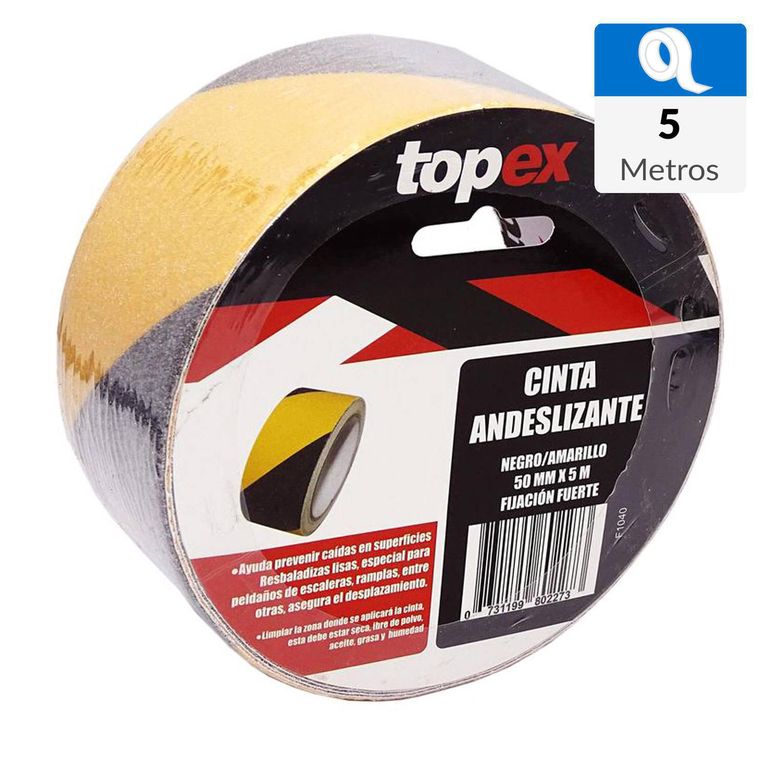 Cinta antideslizante 50mm x 5m ne/ama