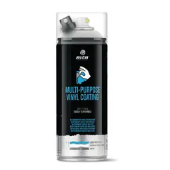 MONTANA COLORS - Pintura Removible Spray 0.4 l Satinado negro metalizado