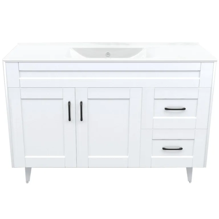 Kit mueble vanitorio Deluxe 120SK P blanco 100 cm
