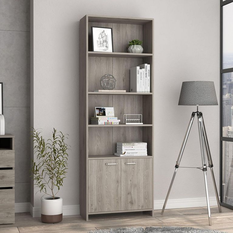 Librero Lisa MDF 4 Nivel(es) 63x180x26 cm