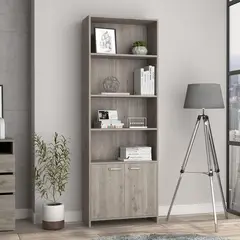 TUHOME - Librero Lisa MDF 4 Nivel(es) 63x180x26 cm