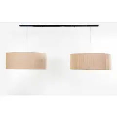 DISEÑO 3 - Lámpara Colgante Doble Cruda