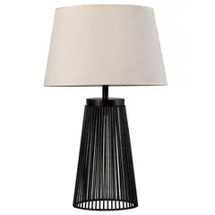 DISEÑO 3 - Lámpara Mesa Jaula OX Negro 39x58 cm