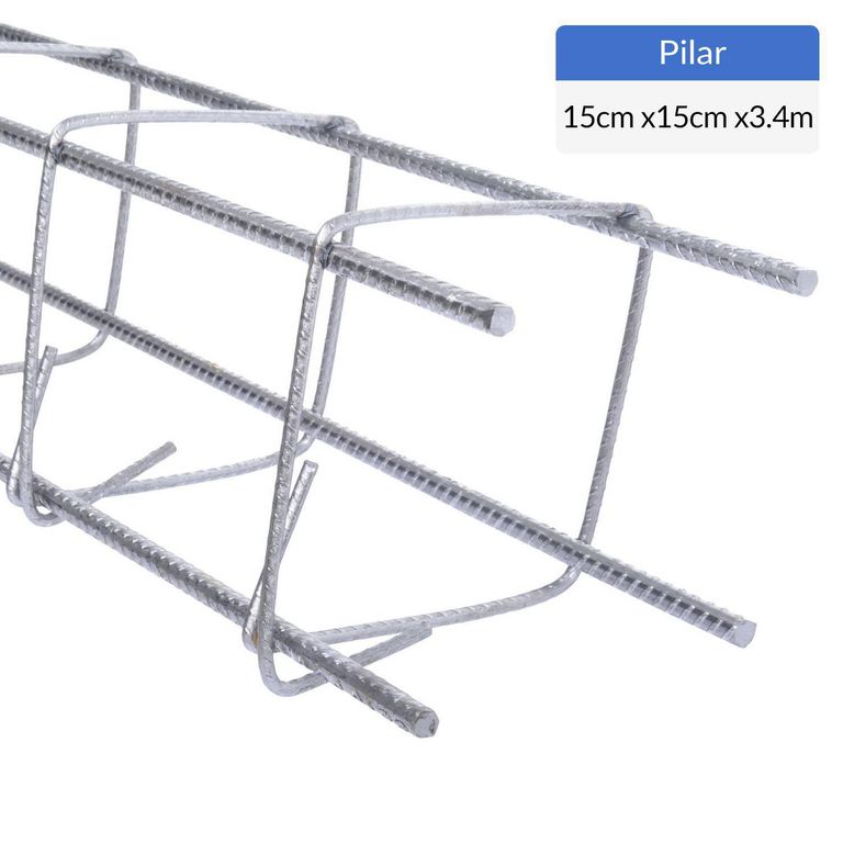 Pilar Acma Acero 15x15 cm 9,2 mm 3,4 m