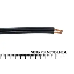 ROIMEX - Cable SPT (Paralelo) 2x18AWG/0,75MM2 Negro