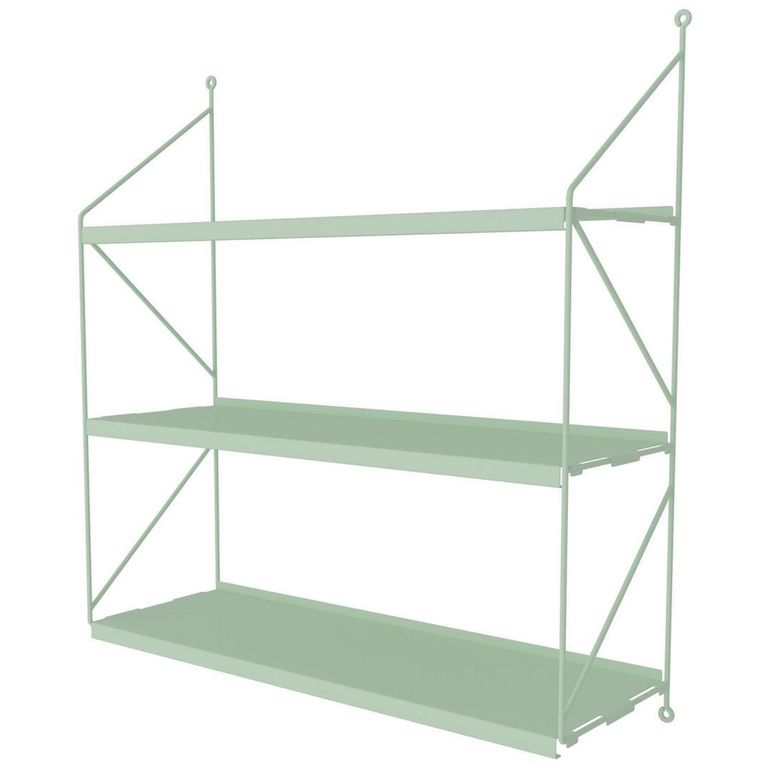 Repisa Angolo Acero 3 Nivel(es) 60x64x20 cm Verde Menta