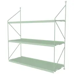 DUCASSE - Repisa Angolo Acero 3 Nivel(es) 60x64x20 cm Verde Menta