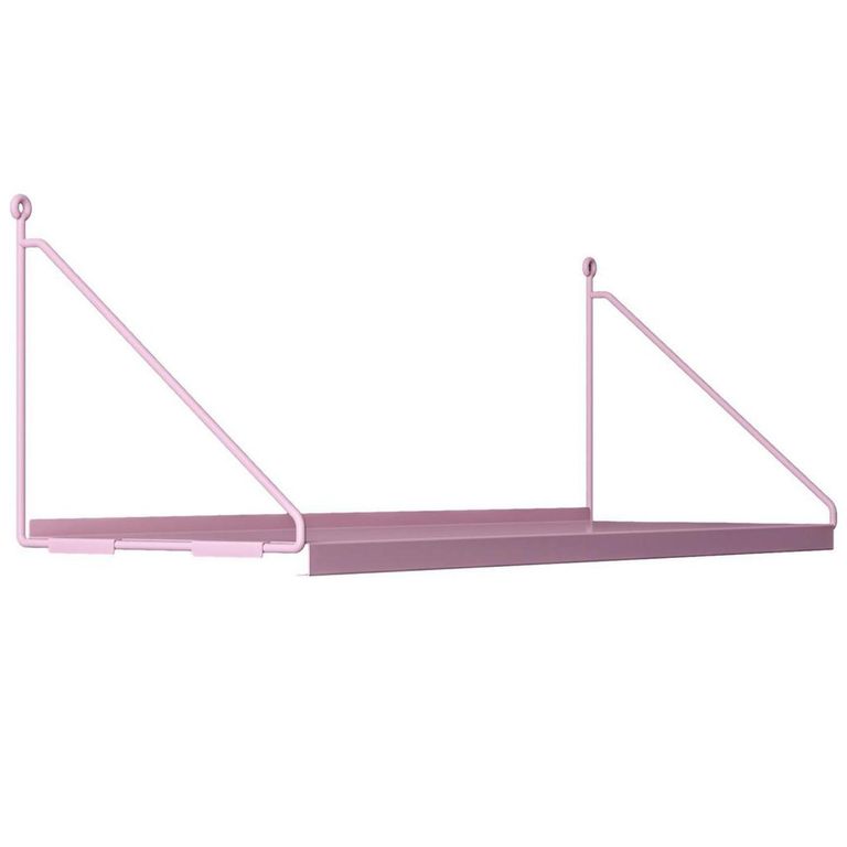 Repisa Angolo Acero 1 Nivel(es) 60x20x20 cm Rosa Claro