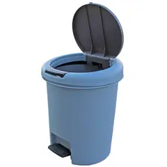 SIGNET CLASSICS - Basurero 15 Litros Gris Para Cocina