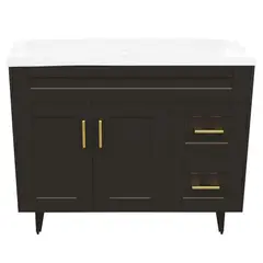 DOMSA - Kit mueble vanitorio Deluxe 100SK P blanco 70 cm