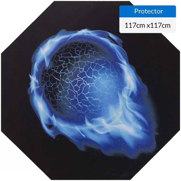 Protector Piso 117x117 cm Goma Multicolor