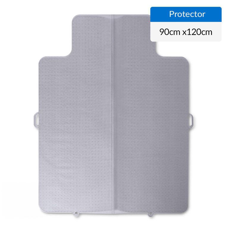 Protector Piso 90x120 cm PVC Gris