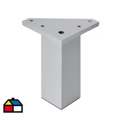 KUTZ - Pata Albufera cuadrada 40x120mm alum/mate abs