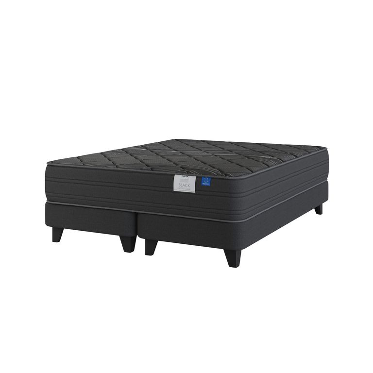 FLEX Cama 2 plazas Europea Black Gris
