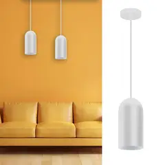 BLUMENAU - Lámpara colgante Otto mate aluminio 110mm 1 luz E27