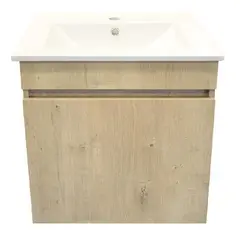 STRETTO - Kit Mueble Moyen 50x46 + Cubierta color nogal