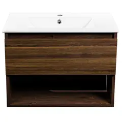 STRETTO - Kit Mueble Belle 60x46 + Cubierta. Color Roble