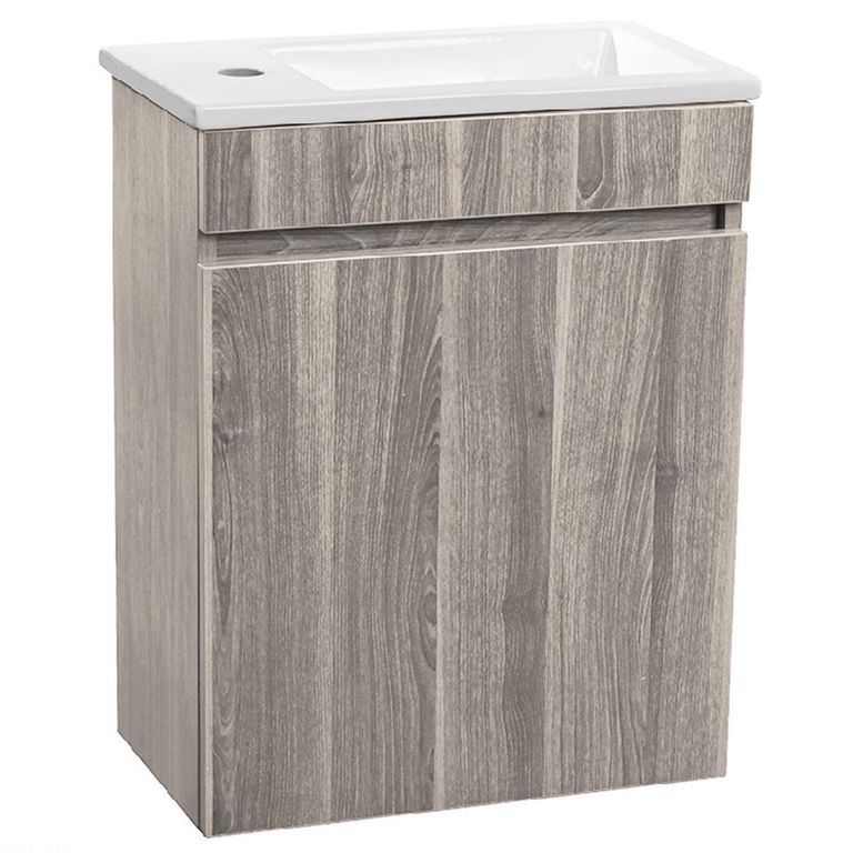 Kit Mueble Petit 46x26 + Cubierta. Color Lenga