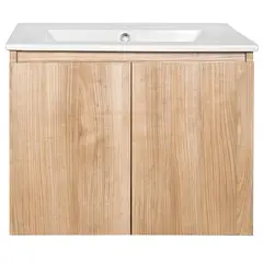 STRETTO - Kit Mueble Ermes 60x46 + Cubierta. Color Nogal